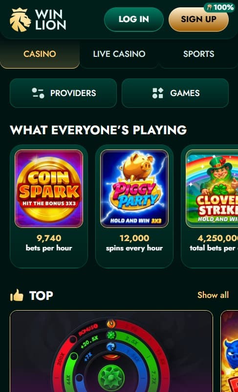 WinLion casino app